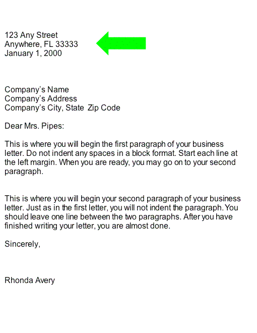 How to write a letter to a collection company